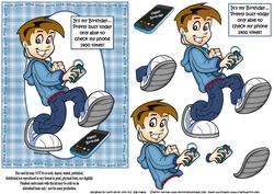 Teen Boy Too Busy to Check His Phone