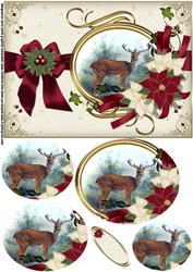 The Majestic Reindeer Pyramid