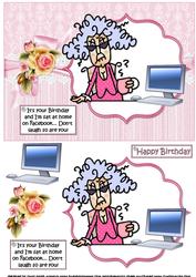 Stella at Home on Facebook Quick Card