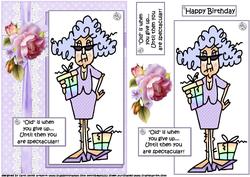 Stella is Spectacular Quick Card
