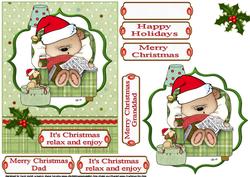 Relax and Enjoy Chritmas Quick Card