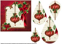 The Christmas Bauble Teardrop Pyramid