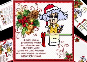 8x8 Stella Writes You a Christmas Note Mini Kit