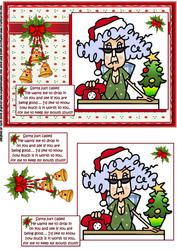 Stella Santa Just Called Quick Card