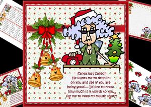 8x8 Stella Santa Just Called Mini Kit