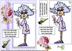 Stella and the Wine Fairy Quick Card