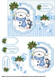 Snowman Cheers Quick Card