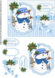 Snowman Choir Quick Card
