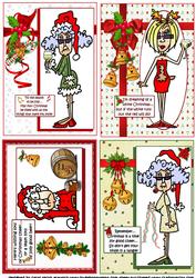 Selection of Four Stella and Friends Christmas Toppers