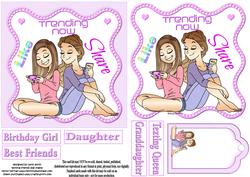 Texting Friends Quick Card