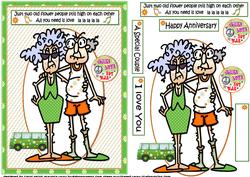Stella and Gus All You Need is Love Quick Card