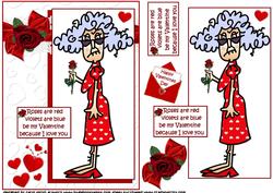 Stella Be My Valentine Quick Card