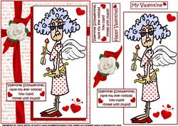 Stella Valentines and Cupid Quick Card