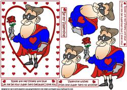 Superman Valentine Choice of Captions