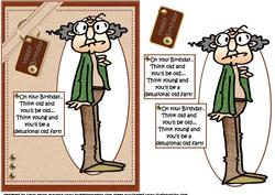 Gus Says Think Young Quick Card