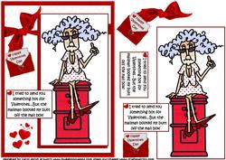 Stella Sending Something Hot for Valentines Quick Card
