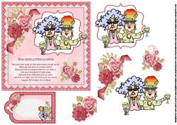 Stella and Her Special Friend Quick Card