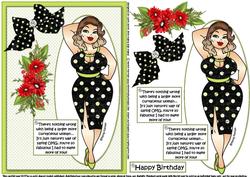 Foxy Mama Loves Her Curves Quick Card