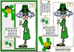 Stella Sends St Patricks Day Greetings Quick Card