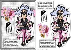 Stella and Her 50 Shades of Gray Quick Card