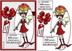 Rita Thinks Size Matters Quick Card
