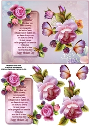 Mothers Day Verse with Roses