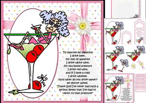 8x8 Stella Has a Drinking Regime Mini Kit