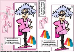 Stella Goes Shopping Quick Card