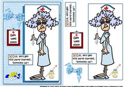 Nurse Stella Says Bottoms Up Quick Card