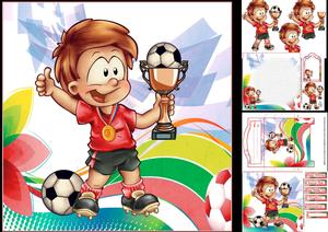 8x8 My Little Soccer Star Red Mini Kit