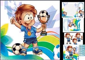 8x8 My Little Soccer Star Blue Mini Kit
