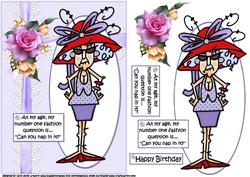 Stella Has a Fashion Question Quick Card