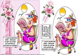 Tess and Her Get Up and Go Quick Card