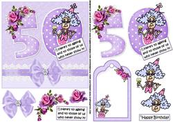 Stella Turning 50 Quick Card
