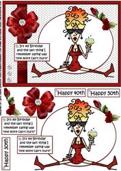 Rita Has One More Drink Quick Card