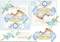 Hello Baby Boy Quick Card