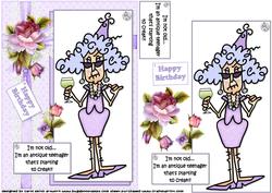 Stella's Not Old Quick Card