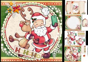 8x8 Santa and Rudolf Time for a Selfie Mini Kit