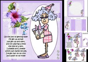 8x8 Stella the Joys of Getting Older Mini Kit