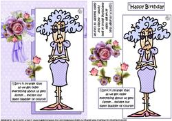 Stella as We Get Older Quick Card