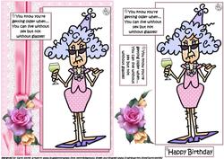 Stella Can't Live Without Her Glasses Quick Card