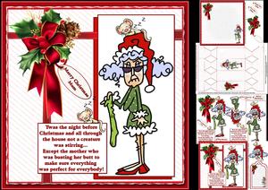 8x8 Stella Twas the Night Before Christmas Mini Kit