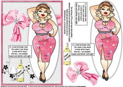 Foxy Mama Enjoys Her Birthday Quick Card