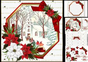 8x8 Vintage Carol Singers 2 Mini Kit