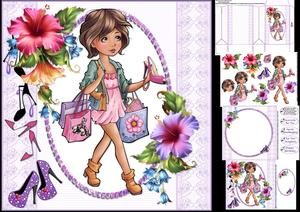 8x8 Girls and Their Shoes Mini Kit