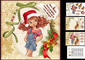8x8 Teen Dear Santa Mini Kit