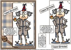 Gus and Getting Older Quick Card