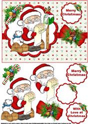 Santa Checks His List