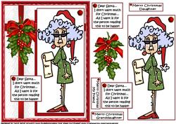 Stella is Being Nice This Christmas Quick Card