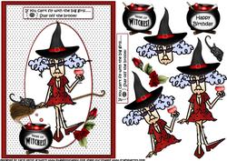 Stella Flys with the Big Girls Birthday/halloween